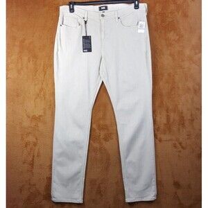 PAIGE Mens Jeans Size 38 Cream LENNOX SLIM Stretch Denim TRANSCEND $199